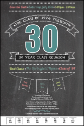 Class Reunion Logo Poster