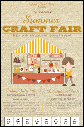 Craft Fair Logo Poster