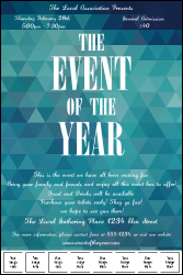 All Purpose Blue Logo Poster