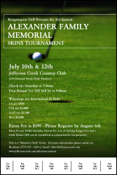 Golf Photo Logo Poster