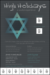 High Holidays Logo Poster 2