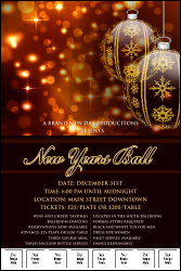 Golden Ornament Logo Poster