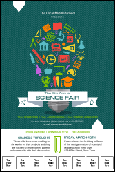 Science Fair Logo Poster