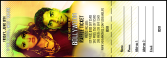 Bollywood Raffle Ticket