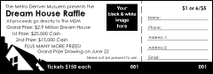Dream House Raffle Ticket