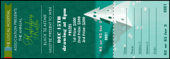 Paper Christmas Tree Raffle Ticket