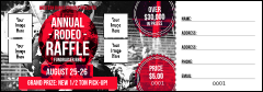Modern Rodeo Raffle Ticket