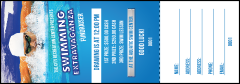 Swimming Raffle Ticket