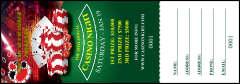 Casino Chips Raffle Ticket