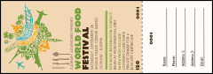 Food Festival Raffle Ticket