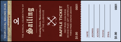 Sailing Raffle Ticket