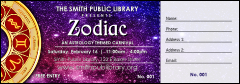 Astrology Raffle Ticket