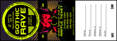 Goth Rave Raffle Ticket