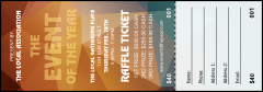 All Purpose Geometric Raffle Ticket