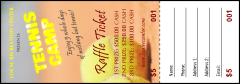 Tennis Camp Raffle Ticket