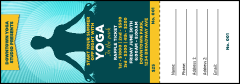 Yoga Meditation Raffle Ticket