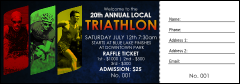 Triathlon Raffle Ticket