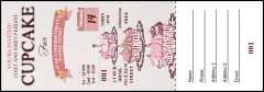 Cupcake Raffle Ticket