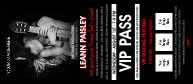 Your Photo Concert Black and Red VIP Pass