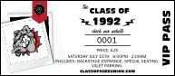 Class Reunion Mascot Red VIP Pass