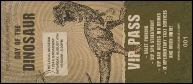 Dinosaur Illustrated VIP Pass