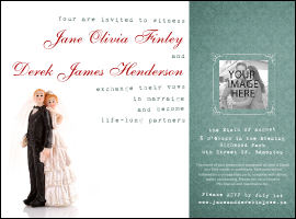 Vintage Bride and Groom Flyer