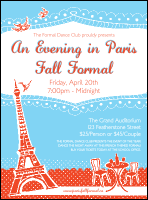 Whimsical Paris Flyer