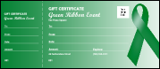 Green Ribbon Gift Certificate
