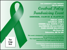 Green Ribbon Invitation