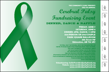 Green Ribbon Logo Poster