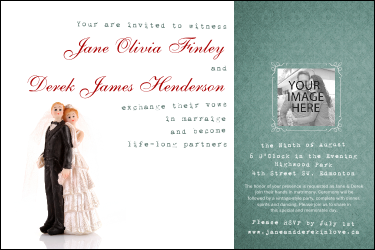 Vintage Bride and Groom Poster