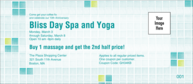 Bliss Spa Coupon 2