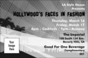 Hollywood Drink Ticket (Black and white)