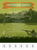 Fishing and Hunting Expo Flyer
