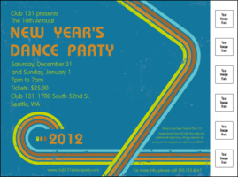 2012 Retro Rainbow Flyer Logo