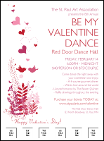 Valentine Love Birds Logo Flyer