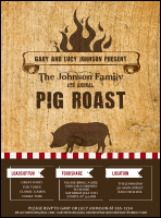 Pig Roast Flyer