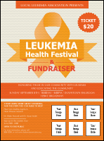 Leukemia Logo Flyer