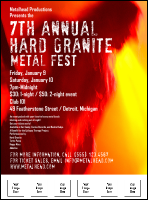 Heavy Metal Flyer with 6 upload images