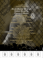 Mixed Martial Arts Flyer