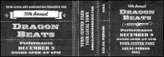 Retro Chalkboard Event Ticket