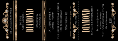 Diamonds Black Event Ticket