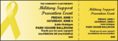 Yellow Ribbon Event Ticket