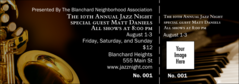 Jazz Event Ticket