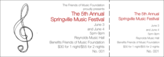 Music Festival 1 Event Ticket
