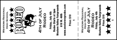 Rodeo General Admission Ticket 001