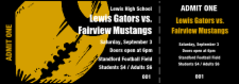 Football General Admission Ticket 002