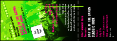 Rock Concert Green Event Ticket
