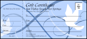 Blue Doves Logo Gift Certificate
