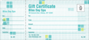 Bliss Spa Logo Gift Certificate